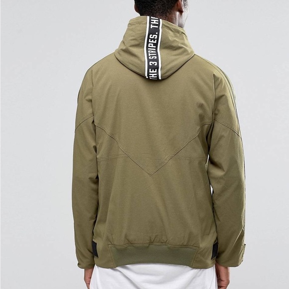 adidas Originals Brand Pack Pull Over Hoodie In Green - Picture 2 of 10